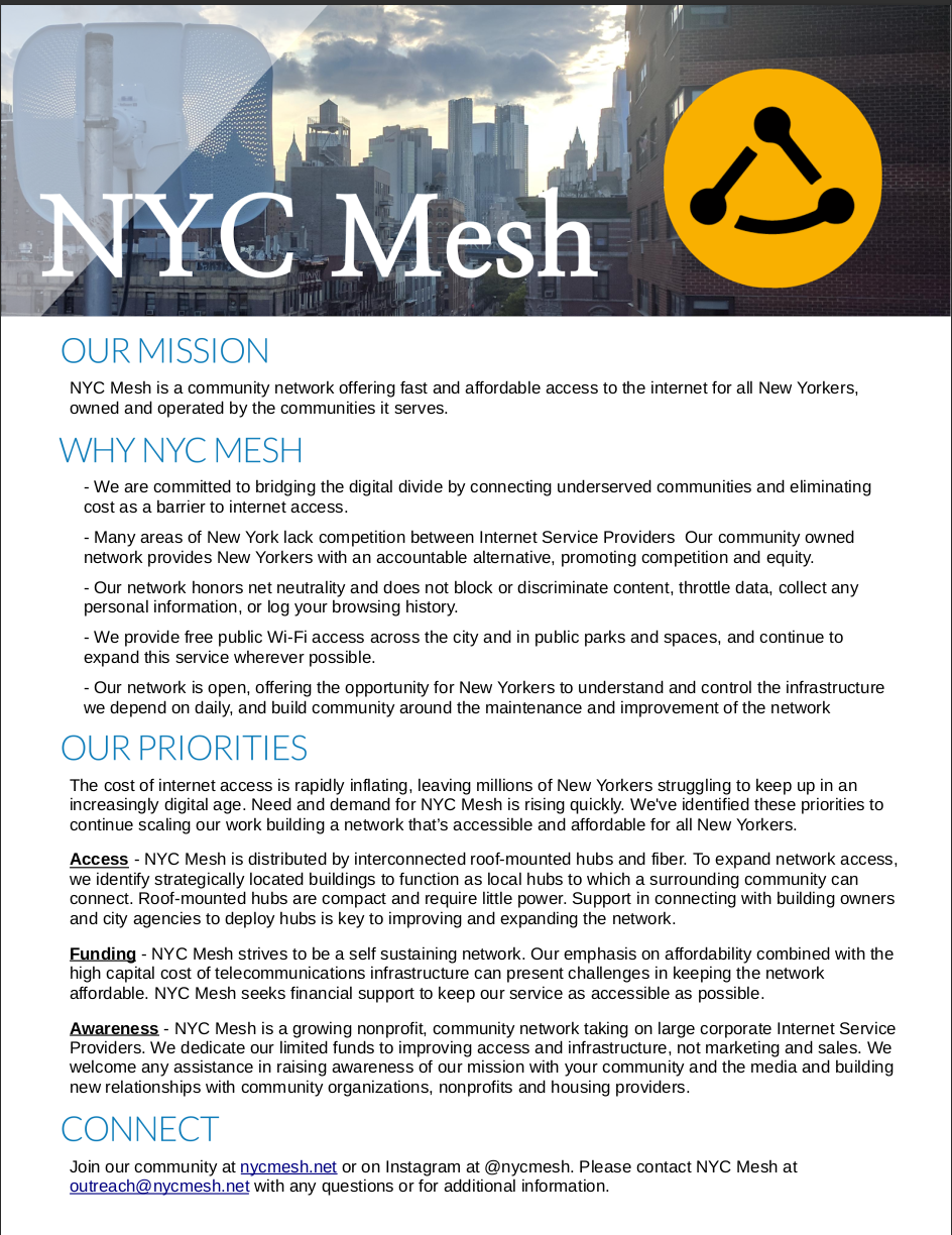 NYCMesh-One-Pager