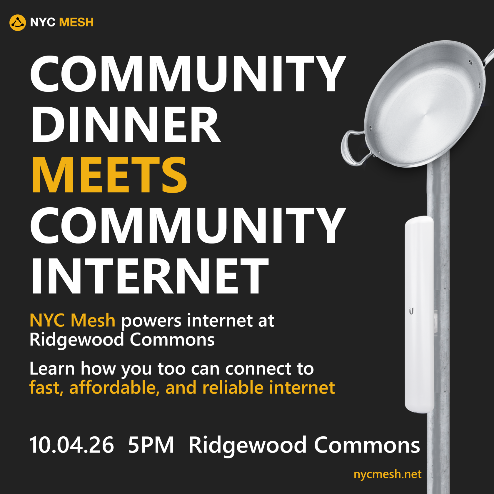 Ridgewood Commons digital poster